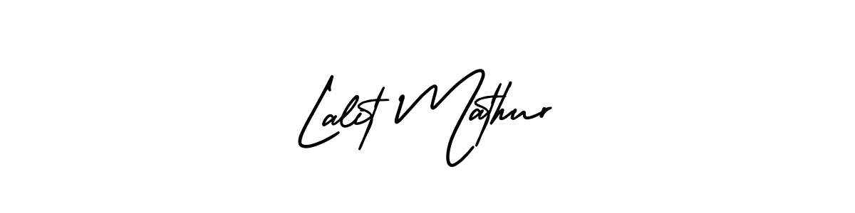 How to Draw Lalit Mathur signature style? AmerikaSignatureDemo-Regular is a latest design signature styles for name Lalit Mathur. Lalit Mathur signature style 3 images and pictures png