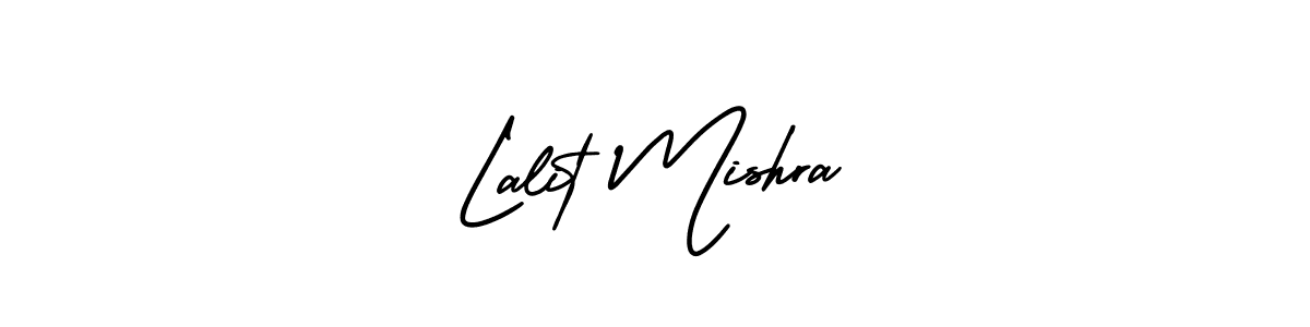This is the best signature style for the Lalit Mishra name. Also you like these signature font (AmerikaSignatureDemo-Regular). Mix name signature. Lalit Mishra signature style 3 images and pictures png