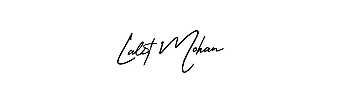 It looks lik you need a new signature style for name Lalit Mohan. Design unique handwritten (AmerikaSignatureDemo-Regular) signature with our free signature maker in just a few clicks. Lalit Mohan signature style 3 images and pictures png