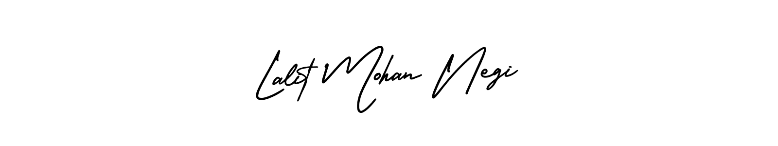 Create a beautiful signature design for name Lalit Mohan Negi. With this signature (AmerikaSignatureDemo-Regular) fonts, you can make a handwritten signature for free. Lalit Mohan Negi signature style 3 images and pictures png