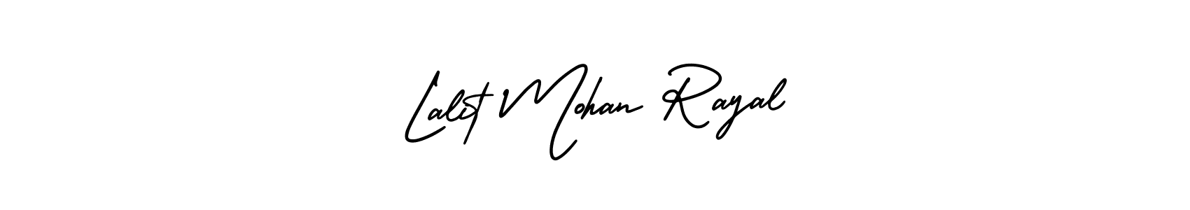 It looks lik you need a new signature style for name Lalit Mohan Rayal. Design unique handwritten (AmerikaSignatureDemo-Regular) signature with our free signature maker in just a few clicks. Lalit Mohan Rayal signature style 3 images and pictures png