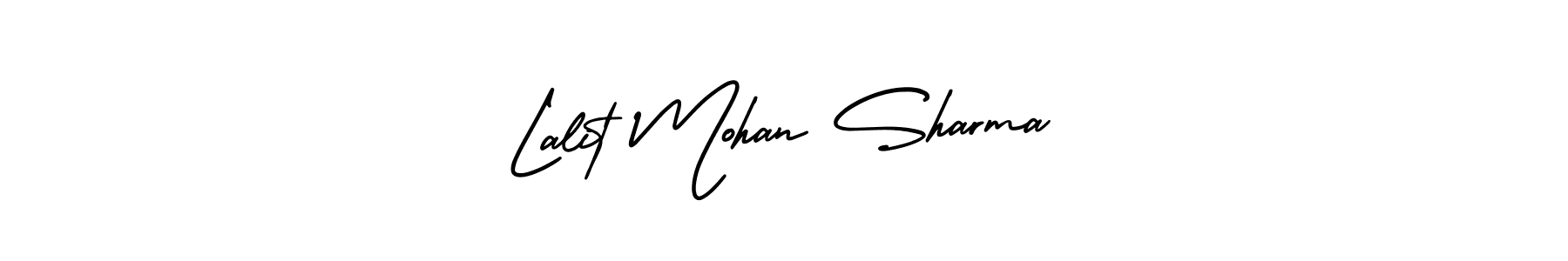 AmerikaSignatureDemo-Regular is a professional signature style that is perfect for those who want to add a touch of class to their signature. It is also a great choice for those who want to make their signature more unique. Get Lalit Mohan Sharma name to fancy signature for free. Lalit Mohan Sharma signature style 3 images and pictures png