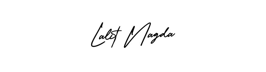 Use a signature maker to create a handwritten signature online. With this signature software, you can design (AmerikaSignatureDemo-Regular) your own signature for name Lalit Nagda. Lalit Nagda signature style 3 images and pictures png