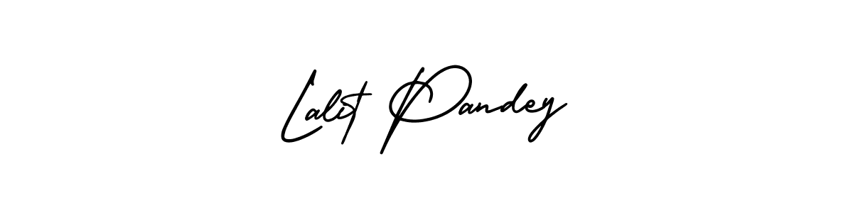 Create a beautiful signature design for name Lalit Pandey. With this signature (AmerikaSignatureDemo-Regular) fonts, you can make a handwritten signature for free. Lalit Pandey signature style 3 images and pictures png