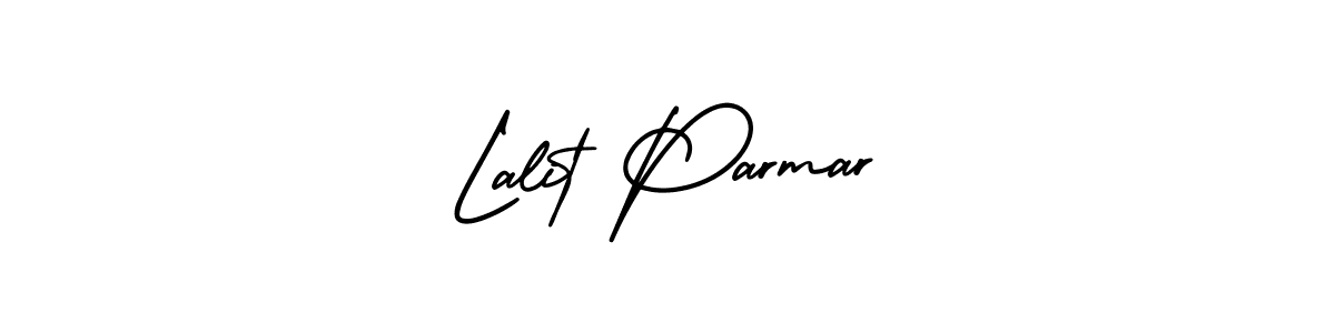 How to make Lalit Parmar signature? AmerikaSignatureDemo-Regular is a professional autograph style. Create handwritten signature for Lalit Parmar name. Lalit Parmar signature style 3 images and pictures png