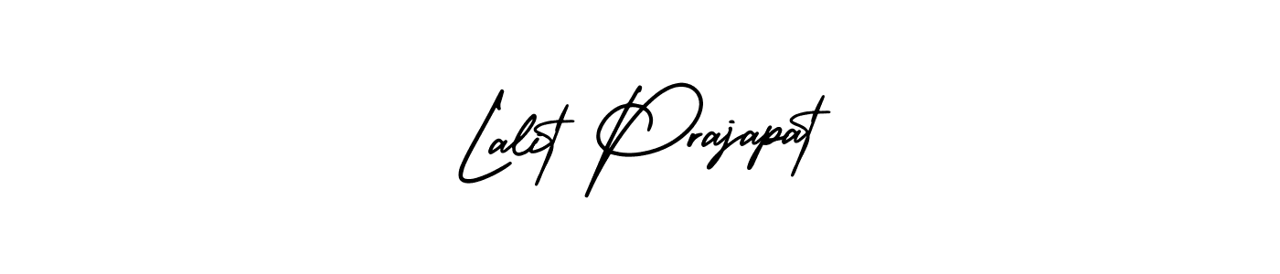 How to Draw Lalit Prajapat signature style? AmerikaSignatureDemo-Regular is a latest design signature styles for name Lalit Prajapat. Lalit Prajapat signature style 3 images and pictures png
