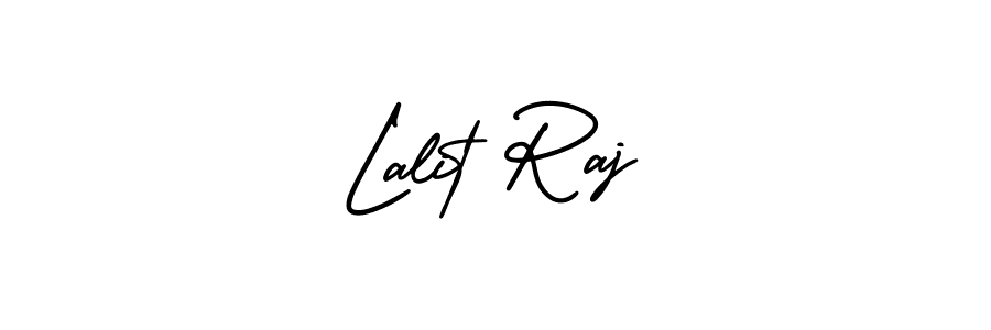 How to make Lalit Raj signature? AmerikaSignatureDemo-Regular is a professional autograph style. Create handwritten signature for Lalit Raj name. Lalit Raj signature style 3 images and pictures png