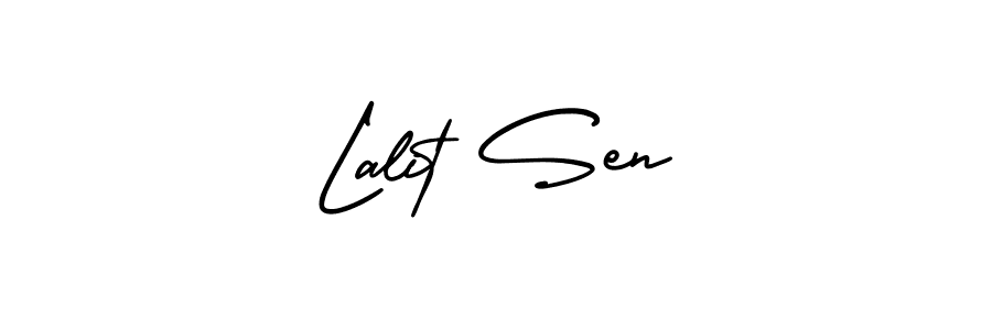 Create a beautiful signature design for name Lalit Sen. With this signature (AmerikaSignatureDemo-Regular) fonts, you can make a handwritten signature for free. Lalit Sen signature style 3 images and pictures png
