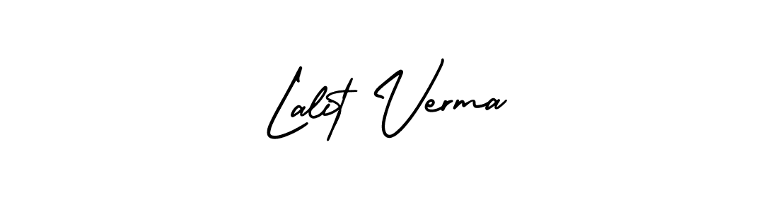 Use a signature maker to create a handwritten signature online. With this signature software, you can design (AmerikaSignatureDemo-Regular) your own signature for name Lalit Verma. Lalit Verma signature style 3 images and pictures png
