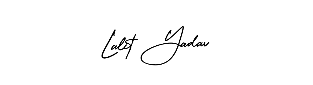 How to Draw Lalit Yadav signature style? AmerikaSignatureDemo-Regular is a latest design signature styles for name Lalit Yadav. Lalit Yadav signature style 3 images and pictures png