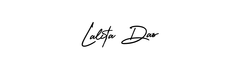 How to make Lalita Das signature? AmerikaSignatureDemo-Regular is a professional autograph style. Create handwritten signature for Lalita Das name. Lalita Das signature style 3 images and pictures png