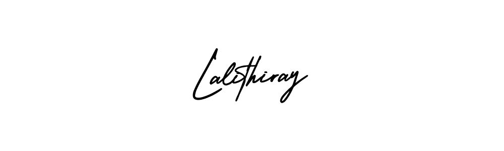 Lalithiray stylish signature style. Best Handwritten Sign (AmerikaSignatureDemo-Regular) for my name. Handwritten Signature Collection Ideas for my name Lalithiray. Lalithiray signature style 3 images and pictures png
