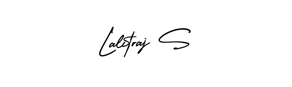 How to Draw Lalitraj S signature style? AmerikaSignatureDemo-Regular is a latest design signature styles for name Lalitraj S. Lalitraj S signature style 3 images and pictures png