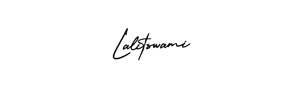How to make Lalitswami signature? AmerikaSignatureDemo-Regular is a professional autograph style. Create handwritten signature for Lalitswami name. Lalitswami signature style 3 images and pictures png