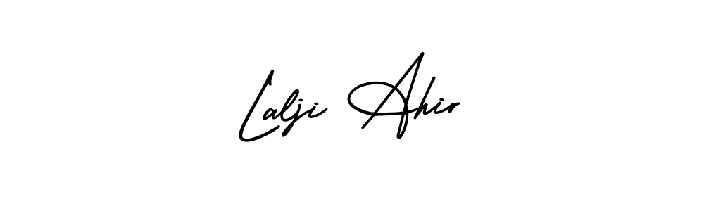 You can use this online signature creator to create a handwritten signature for the name Lalji Ahir. This is the best online autograph maker. Lalji Ahir signature style 3 images and pictures png