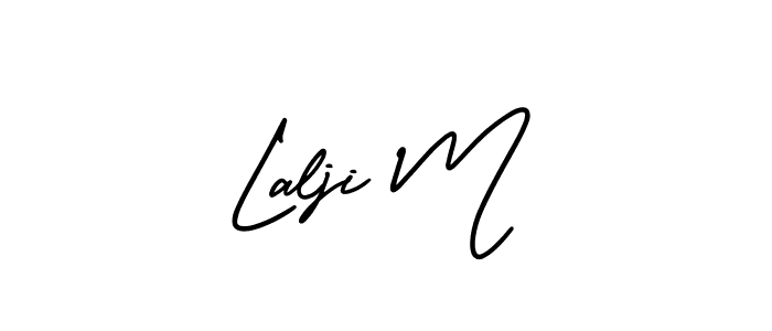 You can use this online signature creator to create a handwritten signature for the name Lalji M. This is the best online autograph maker. Lalji M signature style 3 images and pictures png