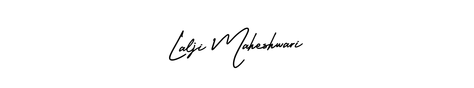 AmerikaSignatureDemo-Regular is a professional signature style that is perfect for those who want to add a touch of class to their signature. It is also a great choice for those who want to make their signature more unique. Get Lalji Maheshwari name to fancy signature for free. Lalji Maheshwari signature style 3 images and pictures png