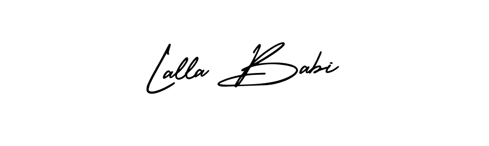 It looks lik you need a new signature style for name Lalla Babi. Design unique handwritten (AmerikaSignatureDemo-Regular) signature with our free signature maker in just a few clicks. Lalla Babi signature style 3 images and pictures png