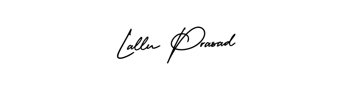 It looks lik you need a new signature style for name Lallu Prasad. Design unique handwritten (AmerikaSignatureDemo-Regular) signature with our free signature maker in just a few clicks. Lallu Prasad signature style 3 images and pictures png