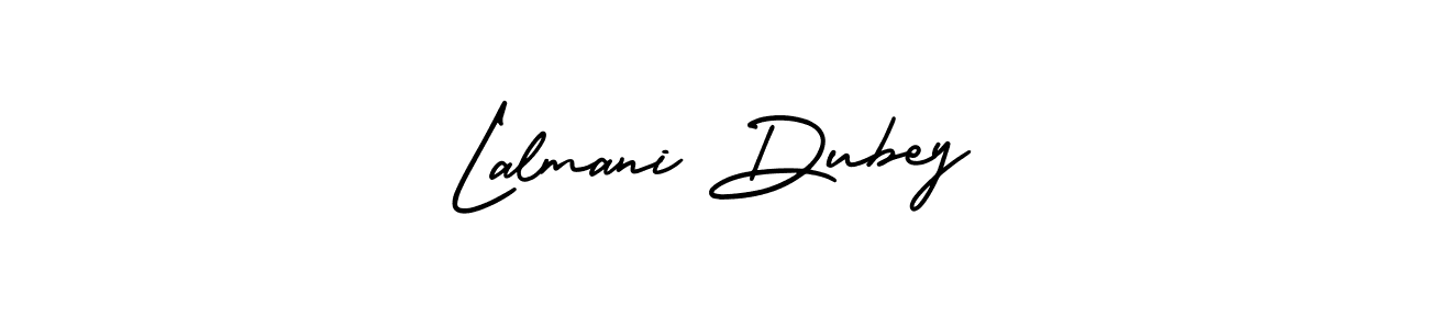 Use a signature maker to create a handwritten signature online. With this signature software, you can design (AmerikaSignatureDemo-Regular) your own signature for name Lalmani Dubey. Lalmani Dubey signature style 3 images and pictures png