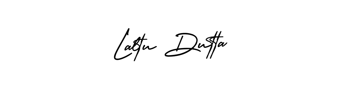 Laltu Dutta stylish signature style. Best Handwritten Sign (AmerikaSignatureDemo-Regular) for my name. Handwritten Signature Collection Ideas for my name Laltu Dutta. Laltu Dutta signature style 3 images and pictures png