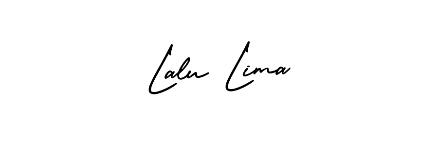How to Draw Lalu Lima signature style? AmerikaSignatureDemo-Regular is a latest design signature styles for name Lalu Lima. Lalu Lima signature style 3 images and pictures png