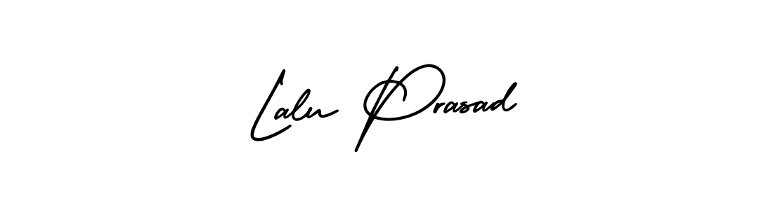 How to make Lalu Prasad name signature. Use AmerikaSignatureDemo-Regular style for creating short signs online. This is the latest handwritten sign. Lalu Prasad signature style 3 images and pictures png