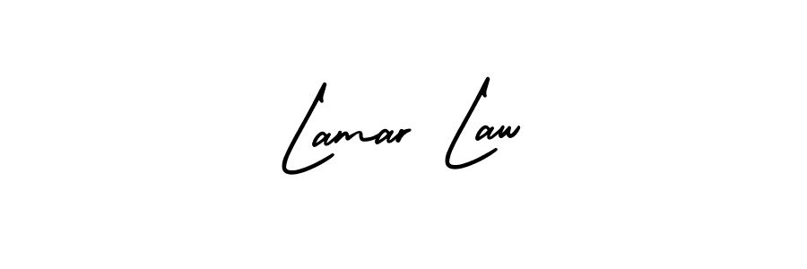 How to Draw Lamar Law signature style? AmerikaSignatureDemo-Regular is a latest design signature styles for name Lamar Law. Lamar Law signature style 3 images and pictures png