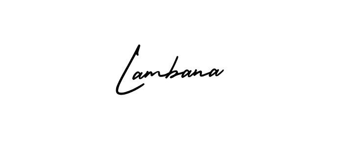 Once you've used our free online signature maker to create your best signature AmerikaSignatureDemo-Regular style, it's time to enjoy all of the benefits that Lambana name signing documents. Lambana signature style 3 images and pictures png