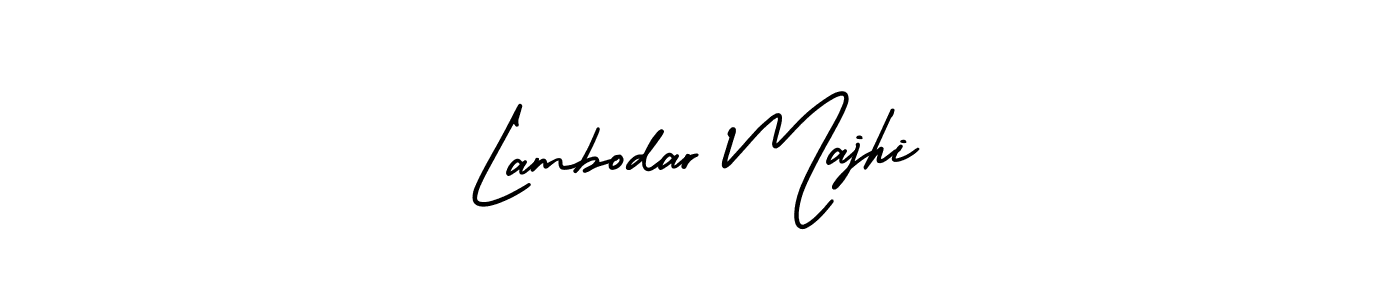 How to make Lambodar Majhi name signature. Use AmerikaSignatureDemo-Regular style for creating short signs online. This is the latest handwritten sign. Lambodar Majhi signature style 3 images and pictures png