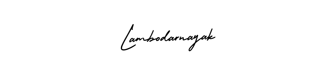 Use a signature maker to create a handwritten signature online. With this signature software, you can design (AmerikaSignatureDemo-Regular) your own signature for name Lambodarnayak. Lambodarnayak signature style 3 images and pictures png