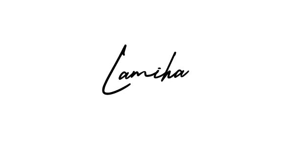 Once you've used our free online signature maker to create your best signature AmerikaSignatureDemo-Regular style, it's time to enjoy all of the benefits that Lamiha name signing documents. Lamiha signature style 3 images and pictures png