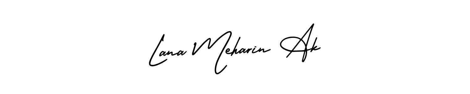 Also we have Lana Meharin Ak name is the best signature style. Create professional handwritten signature collection using AmerikaSignatureDemo-Regular autograph style. Lana Meharin Ak signature style 3 images and pictures png