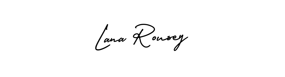 Also You can easily find your signature by using the search form. We will create Lana Rousey name handwritten signature images for you free of cost using AmerikaSignatureDemo-Regular sign style. Lana Rousey signature style 3 images and pictures png