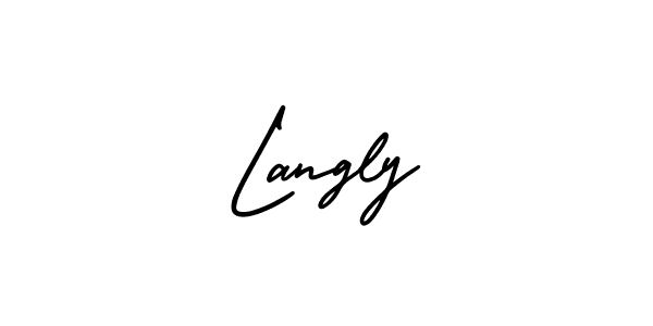 Also You can easily find your signature by using the search form. We will create Langly name handwritten signature images for you free of cost using AmerikaSignatureDemo-Regular sign style. Langly signature style 3 images and pictures png