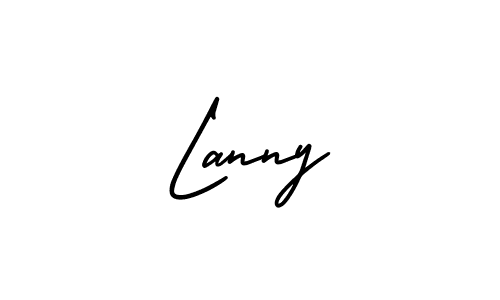 if you are searching for the best signature style for your name Lanny. so please give up your signature search. here we have designed multiple signature styles  using AmerikaSignatureDemo-Regular. Lanny signature style 3 images and pictures png