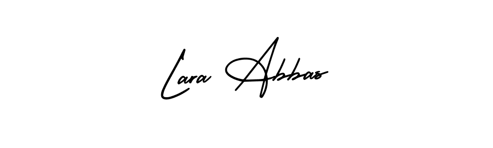 AmerikaSignatureDemo-Regular is a professional signature style that is perfect for those who want to add a touch of class to their signature. It is also a great choice for those who want to make their signature more unique. Get Lara Abbas name to fancy signature for free. Lara Abbas signature style 3 images and pictures png