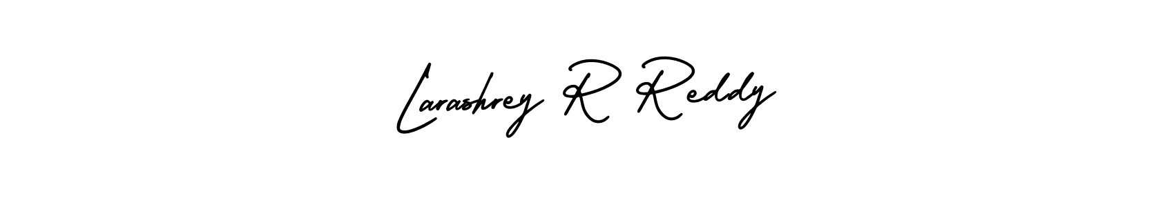 Best and Professional Signature Style for Larashrey R Reddy. AmerikaSignatureDemo-Regular Best Signature Style Collection. Larashrey R Reddy signature style 3 images and pictures png