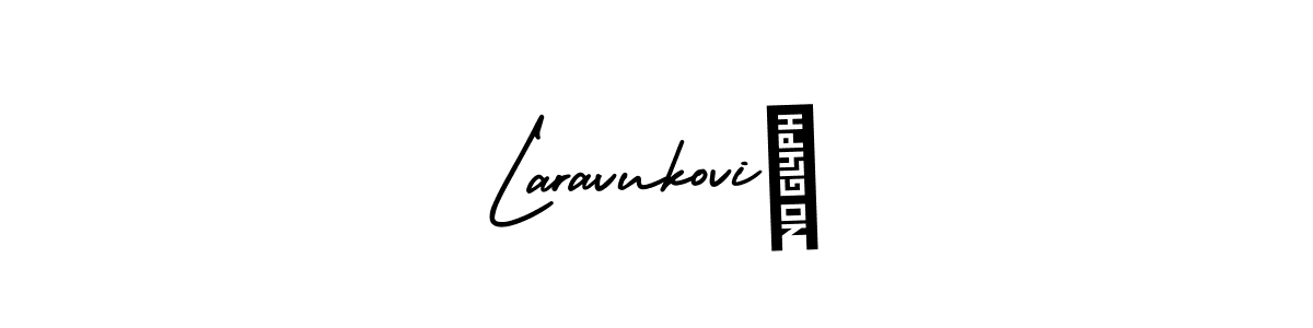 Also You can easily find your signature by using the search form. We will create LaravukoviĆ name handwritten signature images for you free of cost using AmerikaSignatureDemo-Regular sign style. LaravukoviĆ signature style 3 images and pictures png