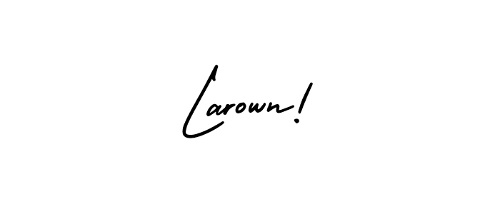 Also You can easily find your signature by using the search form. We will create Larown! name handwritten signature images for you free of cost using AmerikaSignatureDemo-Regular sign style. Larown! signature style 3 images and pictures png