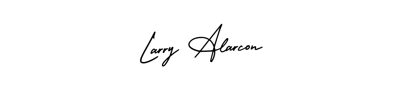 Make a beautiful signature design for name Larry Alarcon. Use this online signature maker to create a handwritten signature for free. Larry Alarcon signature style 3 images and pictures png