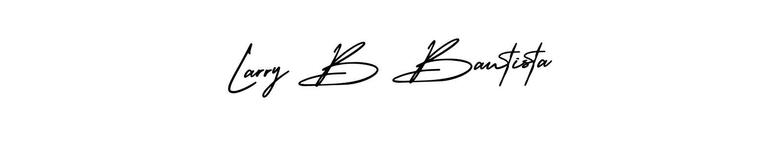 if you are searching for the best signature style for your name Larry B Bautista. so please give up your signature search. here we have designed multiple signature styles  using AmerikaSignatureDemo-Regular. Larry B Bautista signature style 3 images and pictures png