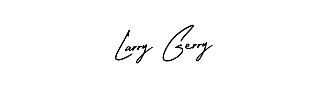 Make a beautiful signature design for name Larry Gerry. With this signature (AmerikaSignatureDemo-Regular) style, you can create a handwritten signature for free. Larry Gerry signature style 3 images and pictures png