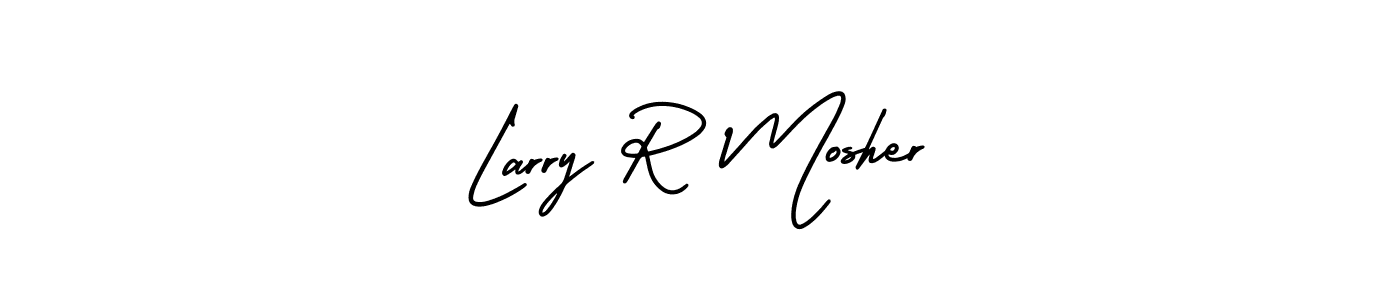 if you are searching for the best signature style for your name Larry R Mosher. so please give up your signature search. here we have designed multiple signature styles  using AmerikaSignatureDemo-Regular. Larry R Mosher signature style 3 images and pictures png