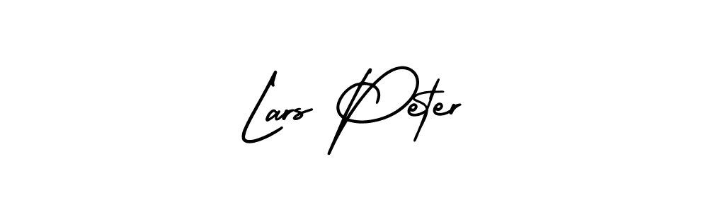 AmerikaSignatureDemo-Regular is a professional signature style that is perfect for those who want to add a touch of class to their signature. It is also a great choice for those who want to make their signature more unique. Get Lars Peter name to fancy signature for free. Lars Peter signature style 3 images and pictures png