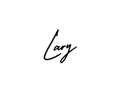 The best way (AmerikaSignatureDemo-Regular) to make a short signature is to pick only two or three words in your name. The name Lary include a total of six letters. For converting this name. Lary signature style 3 images and pictures png