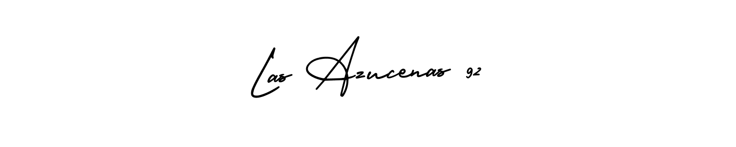 Las Azucenas 92 stylish signature style. Best Handwritten Sign (AmerikaSignatureDemo-Regular) for my name. Handwritten Signature Collection Ideas for my name Las Azucenas 92. Las Azucenas 92 signature style 3 images and pictures png