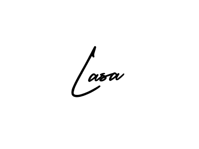 The best way (AmerikaSignatureDemo-Regular) to make a short signature is to pick only two or three words in your name. The name Lasa include a total of six letters. For converting this name. Lasa signature style 3 images and pictures png