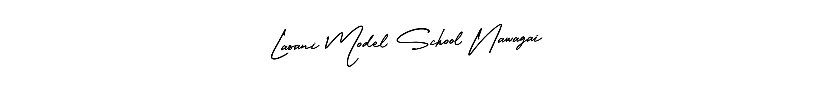 Similarly AmerikaSignatureDemo-Regular is the best handwritten signature design. Signature creator online .You can use it as an online autograph creator for name Lasani Model School Nawagai. Lasani Model School Nawagai signature style 3 images and pictures png