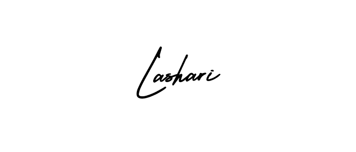 How to make Lashari signature? AmerikaSignatureDemo-Regular is a professional autograph style. Create handwritten signature for Lashari name. Lashari signature style 3 images and pictures png